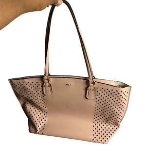 Lauren Ralph Lauren Women's Blush Tanner Tote Handbag